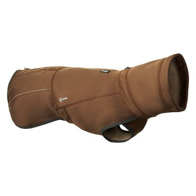 Abrigo Hurtta Bare softshell chocolate 55cm para perros