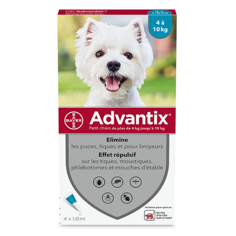 Advantix Petit Chien De 4 Kg A 10 Kg Zooplus