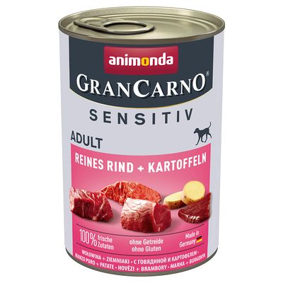 animonda GranCarno Adult Sensitive 24 x 400 g umido per cane