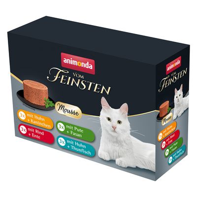 animonda Vom Feinsten Adult Pacco misto 12 x 85 g umido per gatti