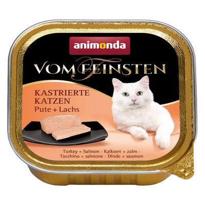 Animonda Vom Feinsten For Neutered Cats 6 X 100g Wet Cat Food