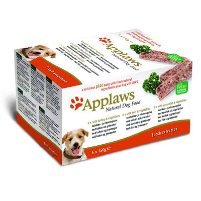 Applaws patê para cães 5 x 150 g - Pack misto