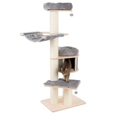 Arbre A Chat Natural Paradise Fixation Plafond Quadra Zooplus