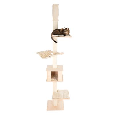 Arbre A Chat Natural Paradise Fixation Plafond Quadra Zooplus