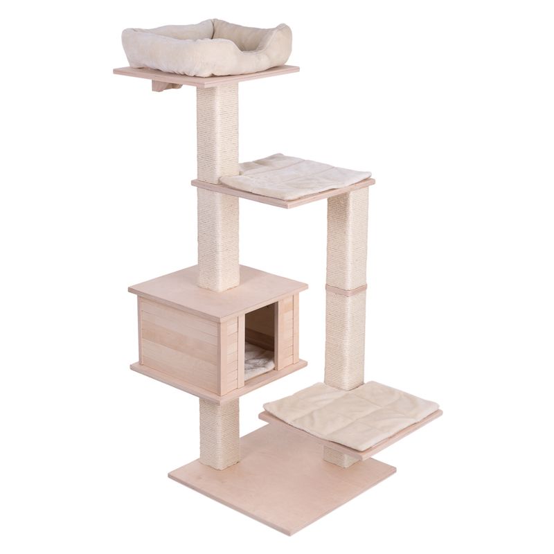Arbre A Chat Natural Paradise Quadra A Prix Discount Bitiba Fr