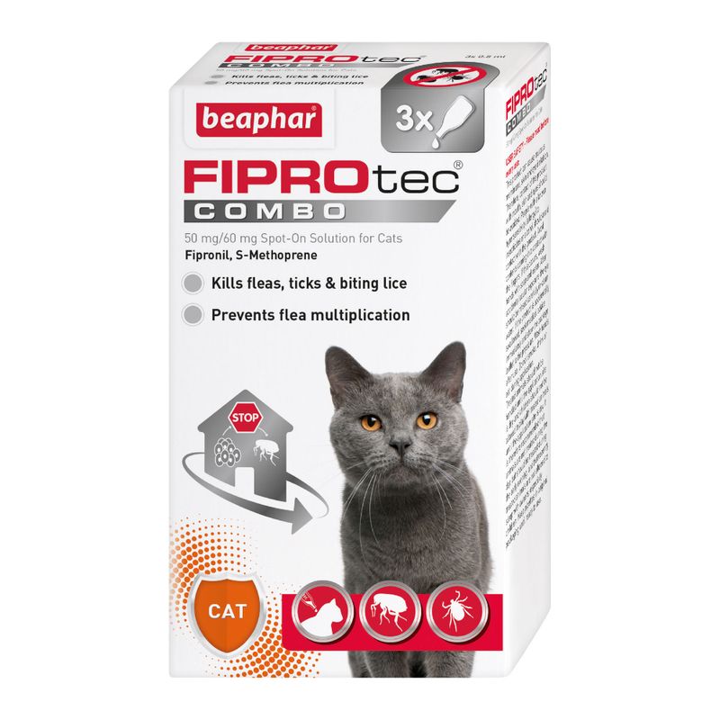 beaphar FIPROtec® COMBO Flea & Tick SpotOn for Cats reviews zooplus.co.uk