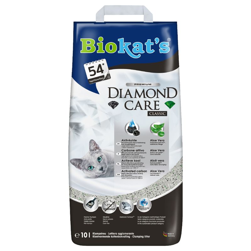 Biokat S Diamond Care Classic Cat Litter Great Deals At Zooplus