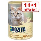 Boîtes Bozita 11 x 410 g pour chat + 1 boîte offerte !