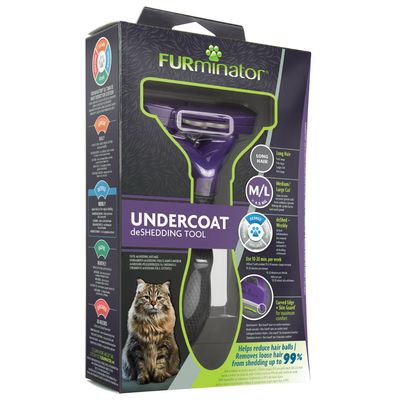 Brosse Furminator Deshedding Pour Chat 25 De Remise Zooplus