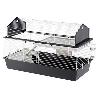 Toilette D Angle Pour Lapin Cage Ferplast Barn 120 Pour Lapin Et Cochon D Inde Zooplus