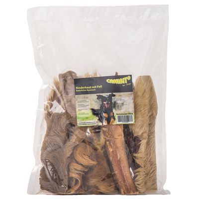 Snack per cani Caniland - pelle di manzo con pelo (Canibit ...