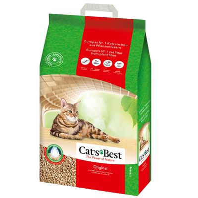 Cat's Best Original areia vegetal aglomerante