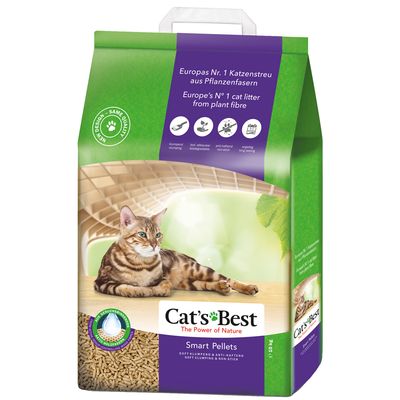 Cat's Best Smart Pellets areia aglomerante ecológica