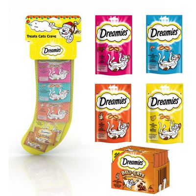 Chaussette De Noel Dreamies Pour Chat Zooplus Ch