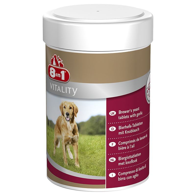 Levure De Biere Pour Chien Contre Les Puces 8in1 Vitality Levure De Biere Complement Alimentaire Pour Chien Zooplus