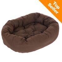 round dog bed with sides