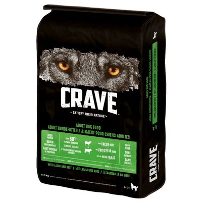 Crave Hundefutter Trocken Adult Mit Lamm Rind Gunstig Kaufen Zooplus