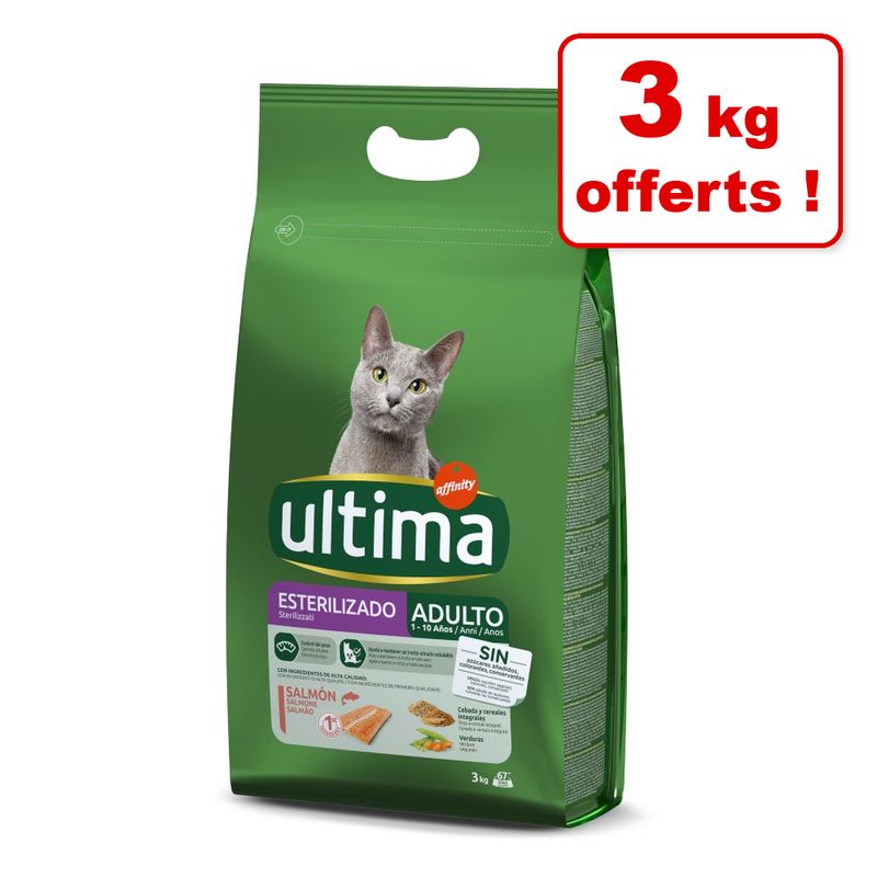 Croquettes Ultima pour chat 6 kg + 3 kg offerts ! zooplus