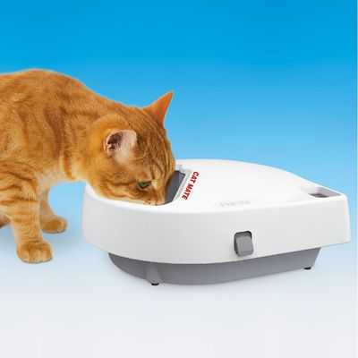 Distributeur De Nourriture Cat Mate Pour Chat Et Petit Chien 5 De Remise Zooplus