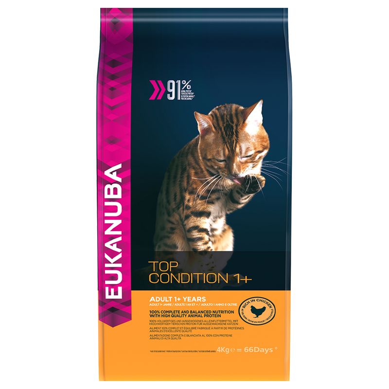 Eukanuba Top Condition 1 Adult Pour Chat Zooplus