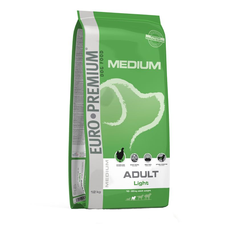 Euro Premium Medium Adult Light Pour Chien Acheter Pas Cher Zooplus
