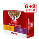 Extra voordelig! 8 x 80 g Hill's Science Plan Canine Adult Healthy Cuisine