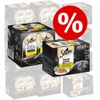 Extra voordelig! 48 x 85 g Sheba Variaties in Kuipjes + 48 x 37,5 g Perfect Portions Kip