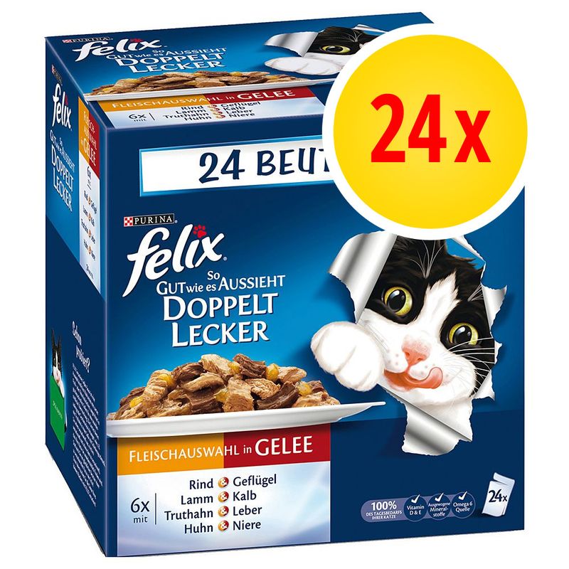 Felix As Good As It Looks Doubly Delicious 24 X 100g At Bitiba