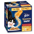Felix Sensations Crunchy Crumbles 20 x 100 g + 2 x 40 g