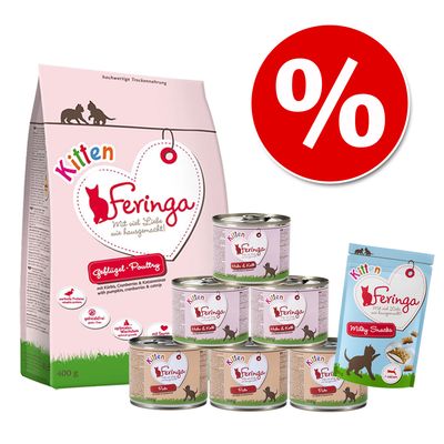 Feringa Kitten Starter Set con Snack prezzi bassi | zooplus