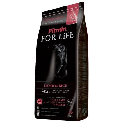 Fitmin Dog For Life ягненок с рисом выгодно купить в zoochic