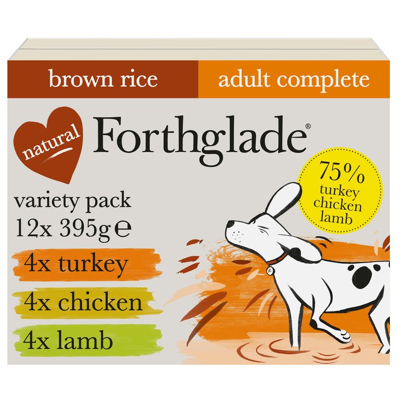 Forthglade Complete Meal Adult Dog Brown Rice Mixed Pack reviews