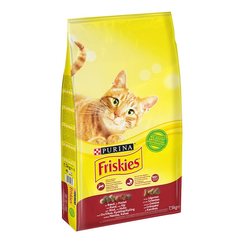 Friskies Bœuf Poulet Legumes Croquettes Pour Chat Zooplus