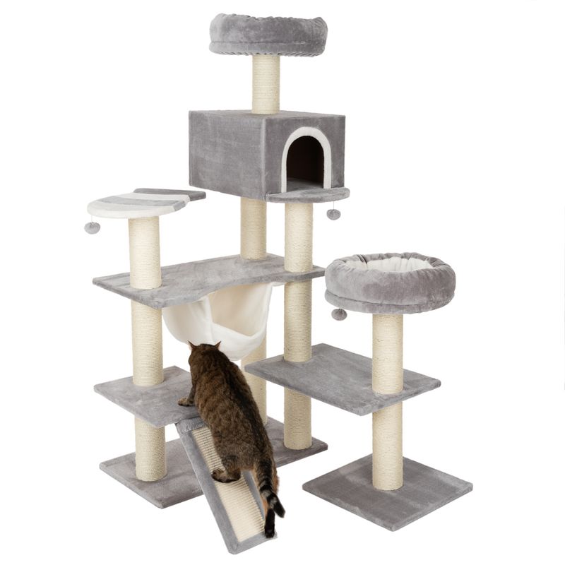 cat tree already assembled