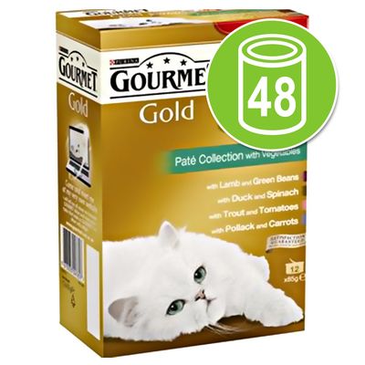 Coniglio e Fegato Anatra e Tacchino 1 confezione con 8 Lattine da 85 g Ciascuna Pesce dellOceano PURINA GOURMET GOLD Umido Gatto Doppio Piacere con Manzo e Pollo Coniglio e Fegato Anatra e Tacchino 1 confezione con 8 Lattine da 85 g Ciascuna Pesce dellOceano PURINA GOURMET GOLD Umido Gatto Doppio Piacere con Manzo e Pollo