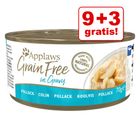 9 + 3 gratis! Applaws Grainfree în sos 12 x 70 g 