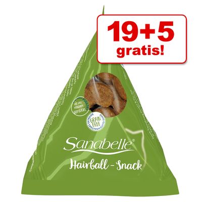 19 + 5 gratis! Sanabelle Snack 24 x 20 g tanio w zooplus