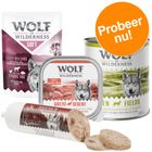 5 + 1 gratis! 6 x 300 g/ 400 g Wolf of Wilderness Natvoer Mix