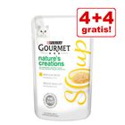 4 + 4 gratis! 8 x 40 g Gourmet Soup