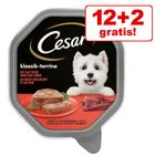 12 + 2 gratis! 14 x 150 g Megapack Cesar