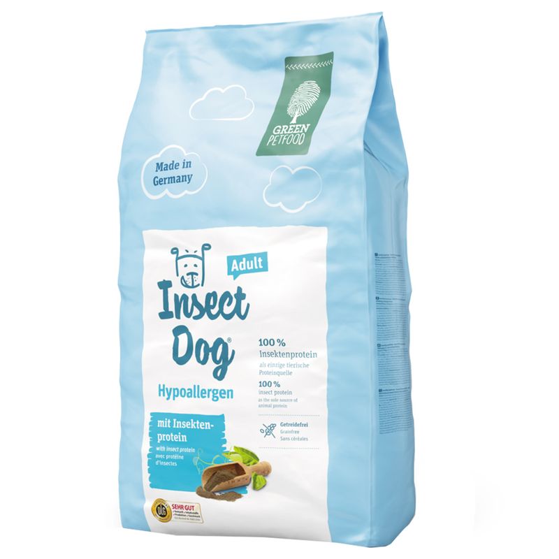 green petfood insect dog hypoallergenic