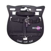 Harnais Avec Laisse Bobby Safe Noir Pour Chat Zooplus