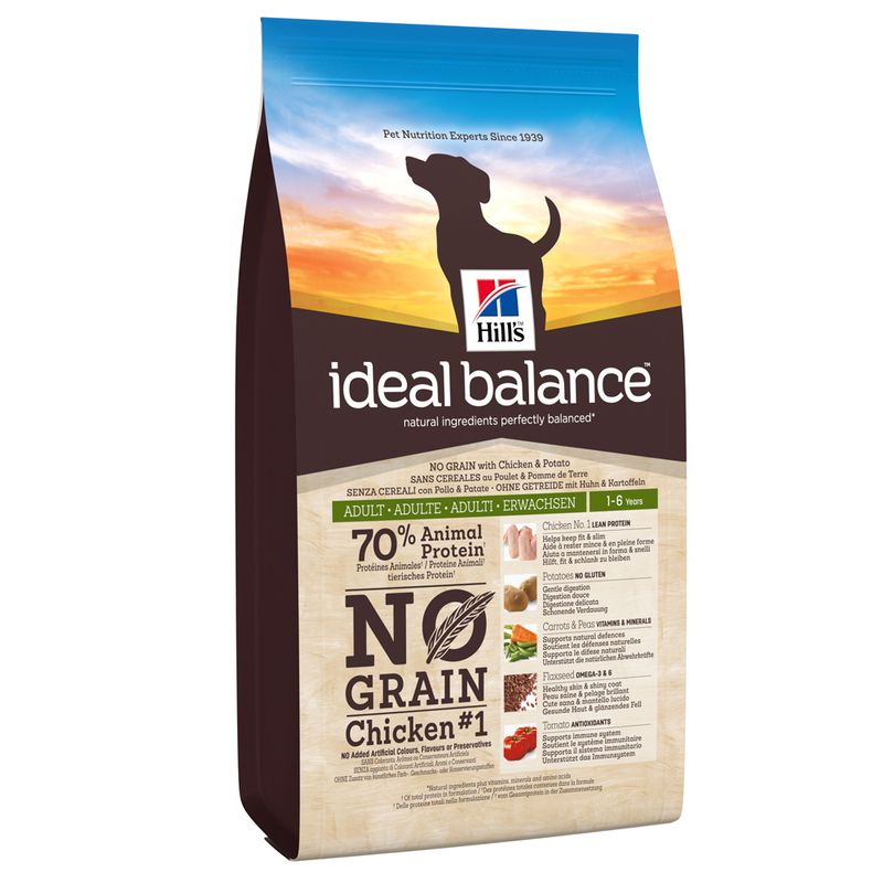 Hill S Ideal Balance Canine Adult No Grain Chicken Potato Buy Now At Zooplus Ie