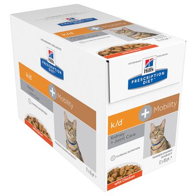 Hill S Prescription Diet Feline K D Mobility Kidney Joint Care