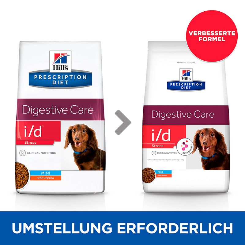hill s prescription diet i d stress mini digestive care hundefutter huhn zooplus