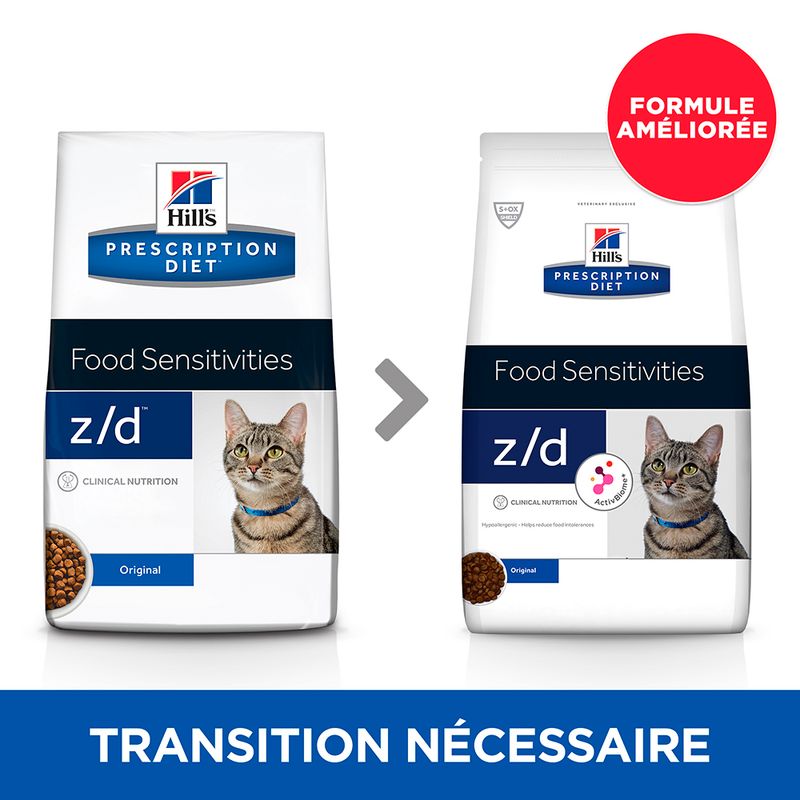 Hill S Prescription Diet Z D Food Sensitivities Original Pour Chat Zooplus Be