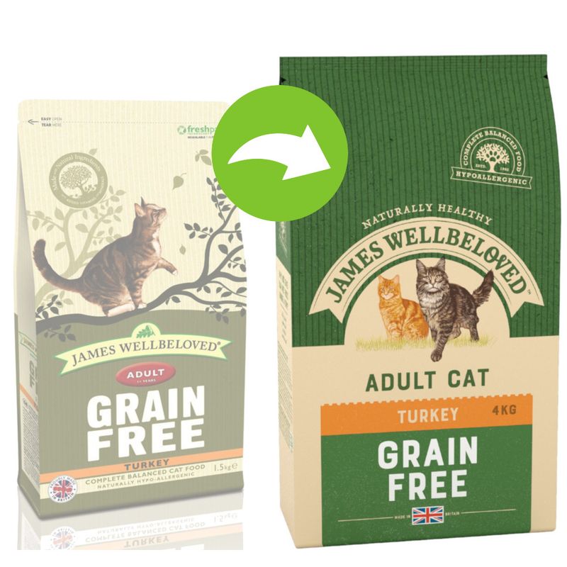 james wellbeloved grain free cat 4kg