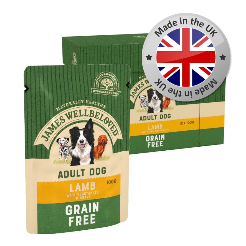 james wellbeloved grain free lamb and vegetable