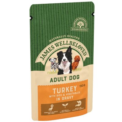 james wellbeloved dog food pouches