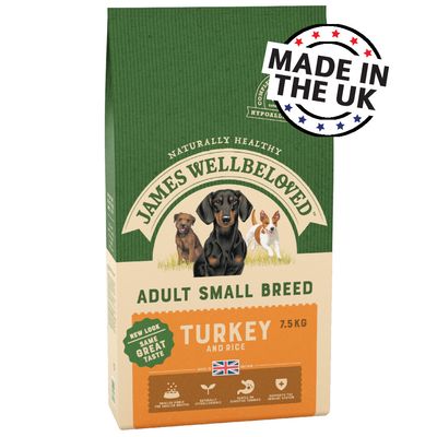 james wellbeloved small breed turkey and rice